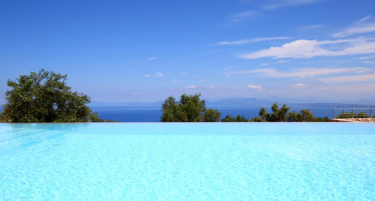 Tsakmakis Villas Luxury- Panoramic Sea View - Lefkada Tsoukalades Exterior photo