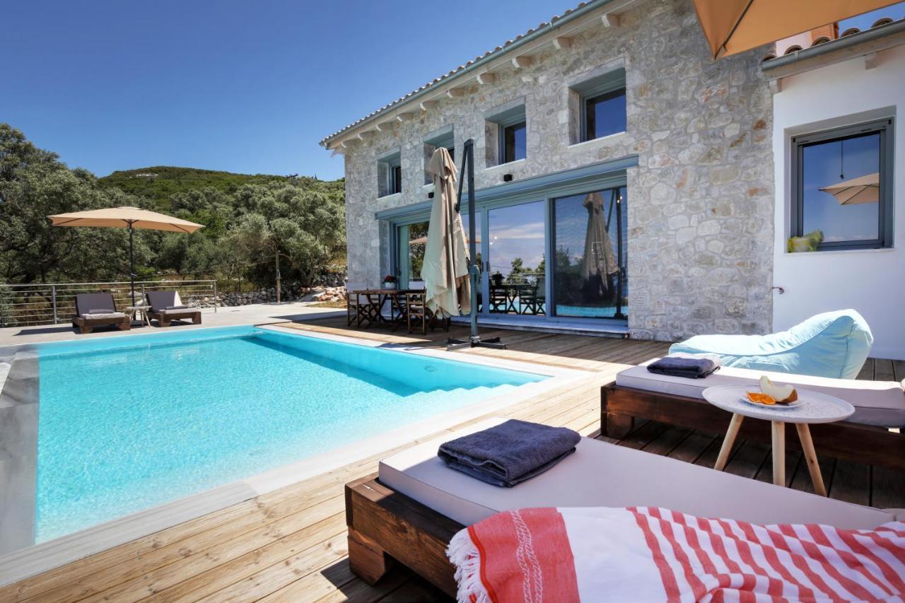 Tsakmakis Villas Luxury- Panoramic Sea View - Lefkada Tsoukalades Exterior photo