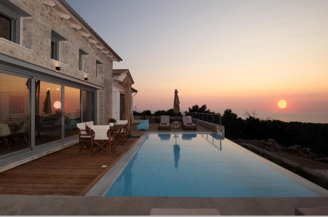 Tsakmakis Villas Luxury- Panoramic Sea View - Lefkada Tsoukalades Exterior photo